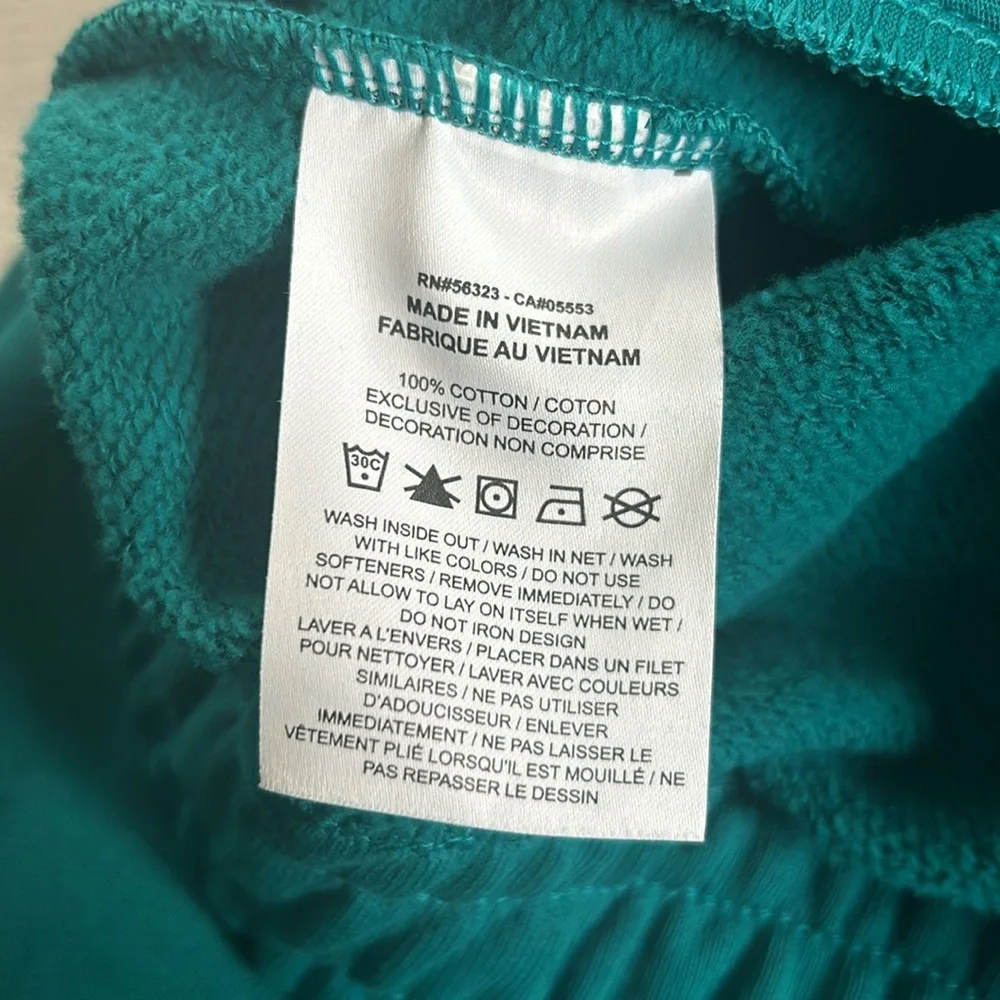 Nike Air Jordan Flight‎ Loose Fit Joggers Sweatpants Sz S Teal Jade Green
